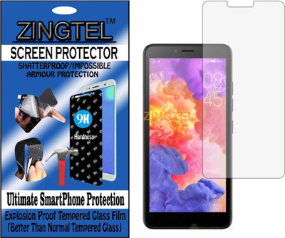 ZINGTEL Tempered Glass Guard for ITEL A52 LITE (Flexible, Unbreakable)(Pack of 1)