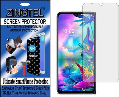 ZINGTEL Tempered Glass Guard for LG V50S THINQ (Flexible, Unbreakable)(Pack of 1)