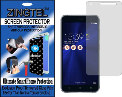 ZINGTEL Tempered Glass Guard for ASUS ZENFONE 3ZE 520KL (Flexible, Unbreakable)(Pack of 1)