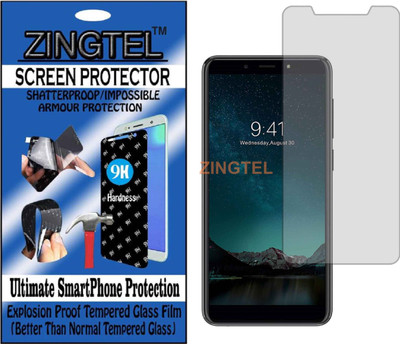 ZINGTEL Tempered Glass Guard for LAVA Z51 (Flexible, Unbreakable)(Pack of 1)
