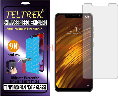 TELTREK Tempered Glass Guard for MI POCOPHONE F1 (Flexible, Unbreakable)(Pack of 1)