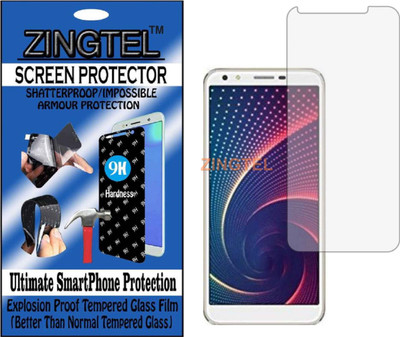 ZINGTEL Tempered Glass Guard for INTEX INFIE 33 (Flexible, Unbreakable)(Pack of 1)