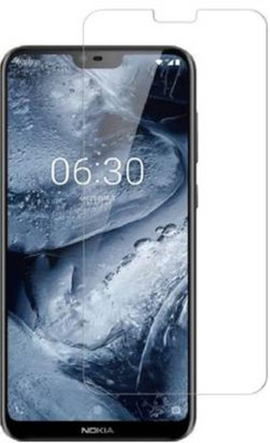 DMJHP Tempered Glass Guard for Nokia 6.1 Plus(Pack of 1)