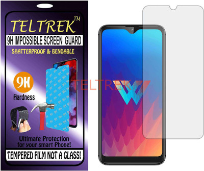 TELTREK Tempered Glass Guard for LG W30 (Flexible, Unbreakable)(Pack of 1)