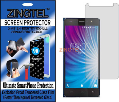 ZINGTEL Tempered Glass Guard for LAVA X50 (Flexible, Unbreakable)(Pack of 1)