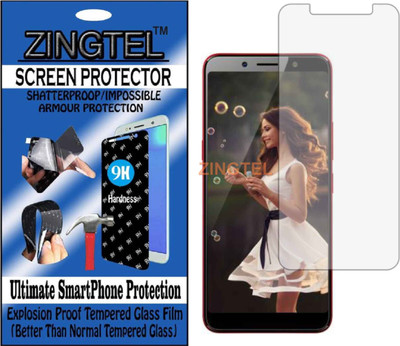 ZINGTEL Tempered Glass Guard for ITEL A62 (Flexible, Unbreakable)(Pack of 1)