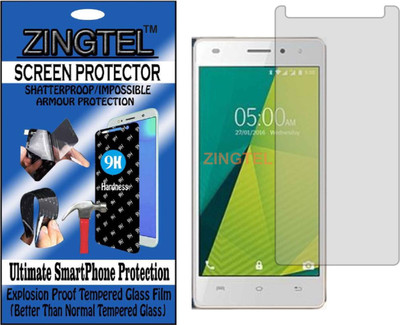 ZINGTEL Tempered Glass Guard for LAVA X11 (Flexible, Unbreakable)(Pack of 1)
