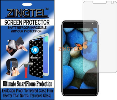 ZINGTEL Tempered Glass Guard for INTEX CLOUD S9 (Flexible, Unbreakable)(Pack of 1)