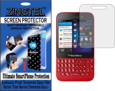 ZINGTEL Tempered Glass Guard for BLACKBERRY Q5 (Flexible, Unbreakable)(Pack of 1)