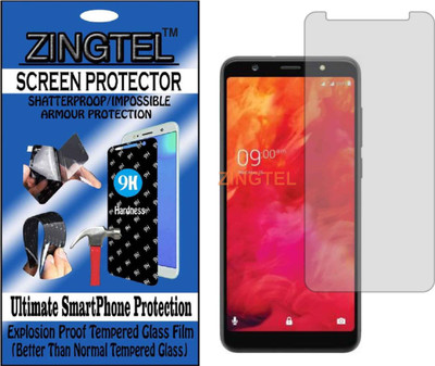ZINGTEL Tempered Glass Guard for LAVA Z81 (Flexible, Unbreakable)(Pack of 1)