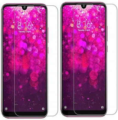 NIMMIKA ENTERPRISES Tempered Glass Guard for Mi Redmi Y3(Pack of 2)