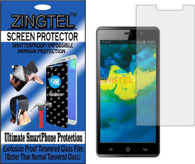 ZINGTEL Tempered Glass Guard for LYF WATER 10 (LS-5020) (Flexible, Unbreakable)(Pack of 1)