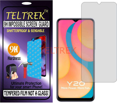 TELTREK Tempered Glass Guard for VIVO Y20 (Flexible, Unbreakable)(Pack of 1)