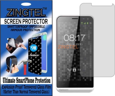 ZINGTEL Tempered Glass Guard for KARBONN A12 (Flexible, Unbreakable)(Pack of 1)