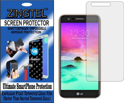 ZINGTEL Tempered Glass Guard for LG K10 2018 (Flexible, Unbreakable)(Pack of 1)