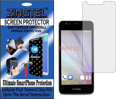 ZINGTEL Tempered Glass Guard for INFOCUS M425 BINGO (Flexible, Unbreakable)(Pack of 1)