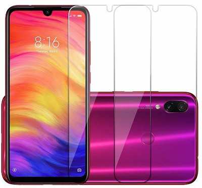 NIMMIKA ENTERPRISES Tempered Glass Guard for Mi Redmi Note 7S(Pack of 2)