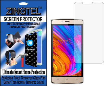 ZINGTEL Tempered Glass Guard for INTEX AQUA CLASSIC (Flexible, Unbreakable)(Pack of 1)