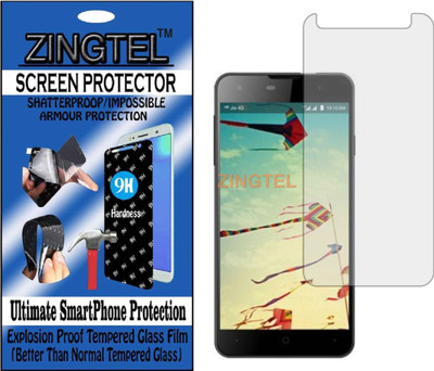 ZINGTEL Tempered Glass Guard for RELIANCE JIO LYF WIND 1 (Flexible, Unbreakable)(Pack of 1)