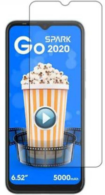DMJHP Tempered Glass Guard for Tecno Spark Go 2020(Pack of 1)
