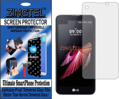 ZINGTEL Tempered Glass Guard for LG X SCREEN K500I (Flexible, Unbreakable)(Pack of 1)