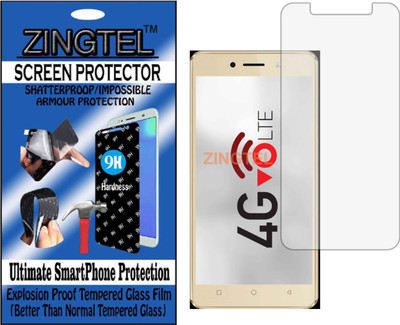 ZINGTEL Tempered Glass Guard for ITEL A40 (Flexible, Unbreakable)(Pack of 1)