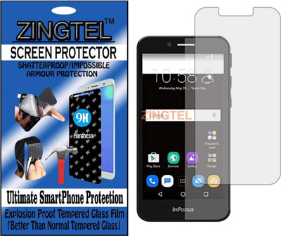 ZINGTEL Tempered Glass Guard for INFOCUS M260 (Flexible, Unbreakable)(Pack of 1)