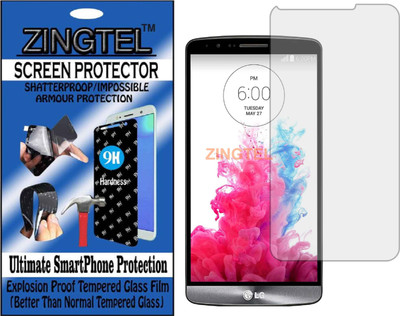 ZINGTEL Tempered Glass Guard for LG G3 D855 (Flexible, Unbreakable)(Pack of 1)