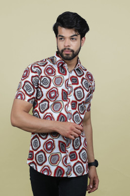 Unistreet Men Printed Casual Multicolor Shirt