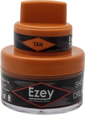 Ezey Leather Shoe Cream Tan Leather, Synthetic Leather, Patent Leather Shoe Cream(Tan)