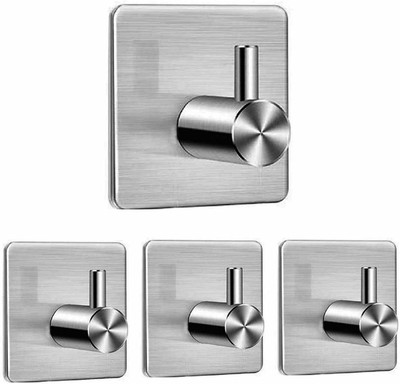 JIALTO Glossy Shower Rod Hook(Silver)