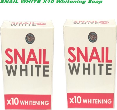 Snail WHITE Soap For Dark Spots Reduction & Whitening(pack Of 2)(2 x 70 g)