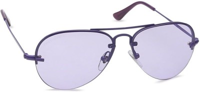 Fastrack Aviator Sunglasses(For Women, Violet)