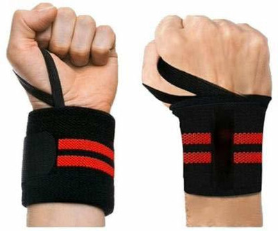 uRock Workout Gloves with Wrist Support for Gym Workouts, Gym & Fitness Gloves (Red) Wrist Support(Red, Black)