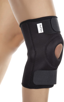 AuFlex Hinged Knee Brace with Open Patella Joint Pain for Men and Women Knee Support