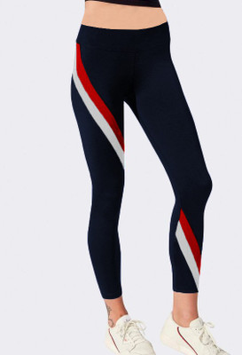M7 By Metronaut Solid Women Black Tights