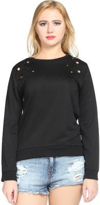 London Rag Casual Full Sleeve Solid Women Black Top