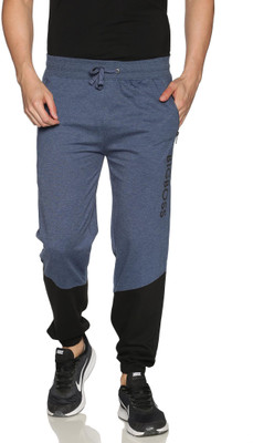 Dollar Solid Men Blue Track Pants