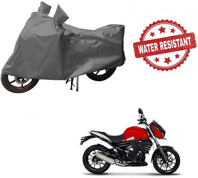 RPSENTTERPR Waterproof Two Wheeler Cover for Mahindra(Mojo, Grey)