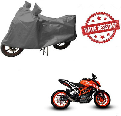 RPSENTTERPR Waterproof Two Wheeler Cover for KTM(Duke 390, Grey)