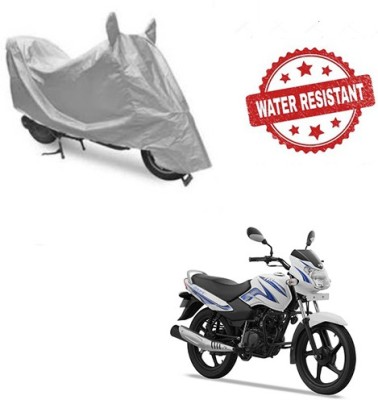 Feel heaven Two Wheeler Cover for TVS(Star Sport, Silver)