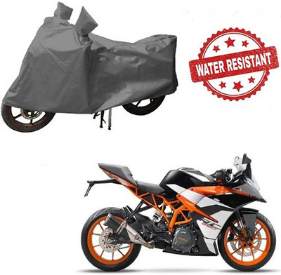 RPSENTTERPR Waterproof Two Wheeler Cover for KTM(RD 350, Grey)