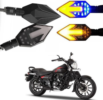 BRPEARl Side LED Indicator Light for Bajaj Avenger(Blue, Amber)