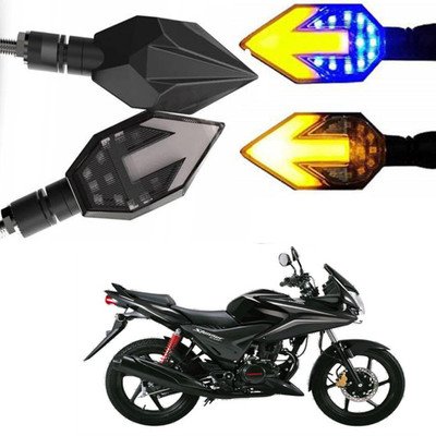 BRPEARl Side LED Indicator Light for Honda CBF Stunner(Blue, Amber)