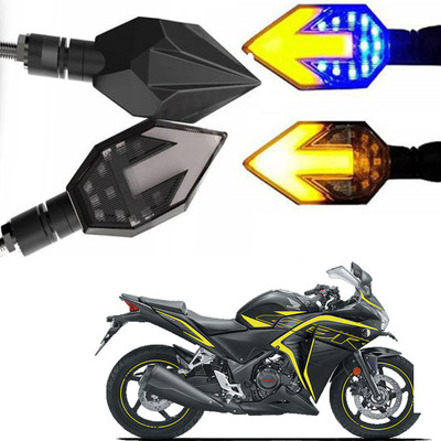 BRPEARl Side LED Indicator Light for Honda CBR 250R(Blue, Amber)