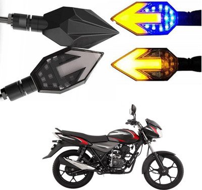 BRPEARl Side LED Indicator Light for Bajaj Discover(Blue, Amber)