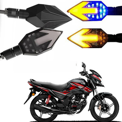 BRPEARl Side LED Indicator Light for Honda CB(Blue, Amber)
