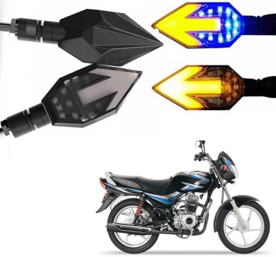 RWT Side LED Indicator Light for Bajaj CT 100(Blue, Yellow)