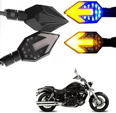 BRPEARl Side LED Indicator Light for Hyosung Aquila Pro 650(Blue, Amber)