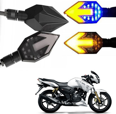 RWT Side LED Indicator Light for TVS Apache RTR 180(Blue, Yellow)